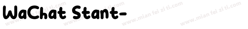 WaChat Stant字体转换